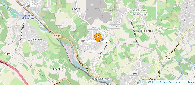 localisation de l'entreprise KEEKOU  BELMONT-D'AZERGUES