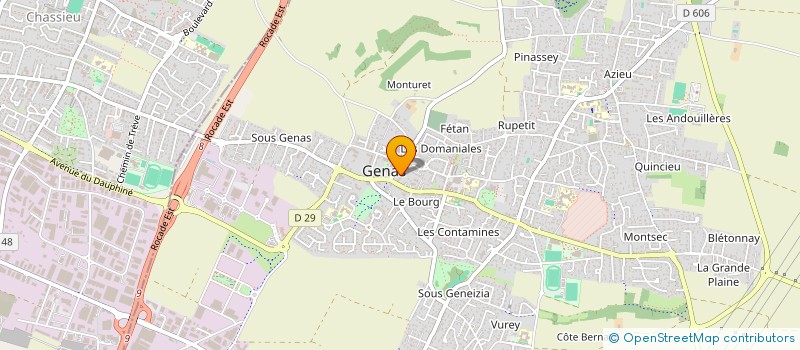 localisation de l'entreprise KEELY à GENAS
