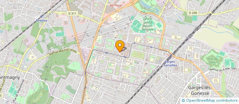 localisation de l'entreprise KEEN CLOTHING  SARCELLES