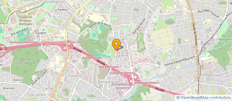 localisation de l'entreprise KEENAT à BEGLES