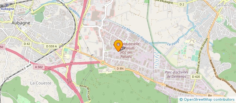 localisation de l'entreprise KEENERGIE à AUBAGNE