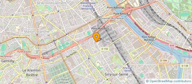 localisation de l'entreprise KEENEST CLUB - KOLVERR  IVRY-SUR-SEINE