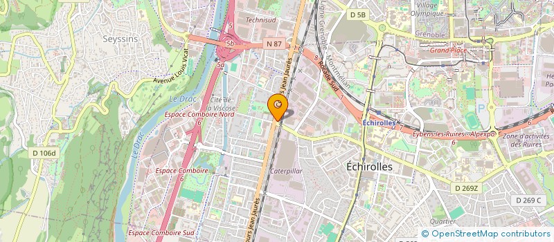 localisation de l'entreprise KEEP COOL CARS à ECHIROLLES