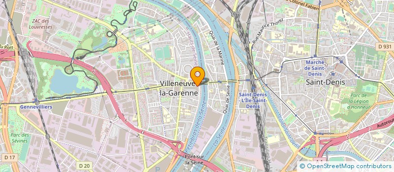 localisation de l'entreprise KEEP-GOING à VILLENEUVE-LA-GARENNE