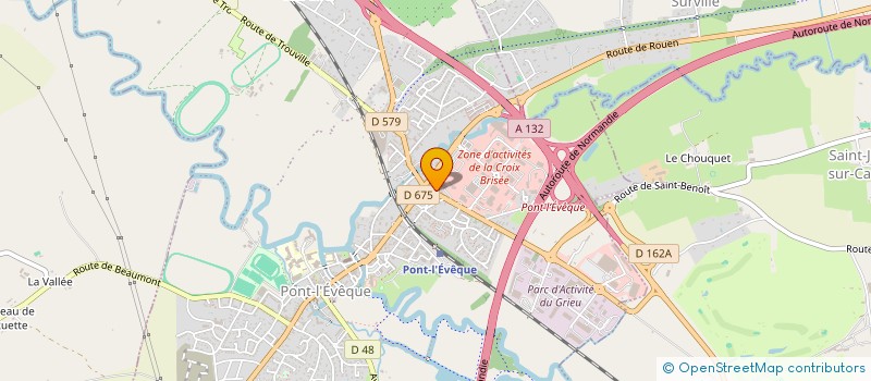 localisation de l'entreprise KEEP IN TOUCH  PONT L'EVEQUE