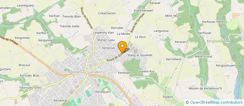 localisation de l'entreprise KEEP MOVE !  PLONEOUR-LANVERN