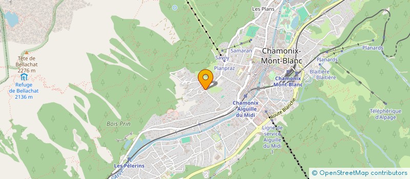 localisation de l'entreprise KEEP ON MOVING AGENCY  CHAMONIX-MONT-BLANC