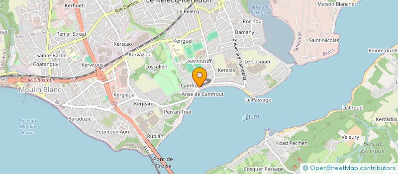 localisation de l'entreprise KEEP PUSHING COMPANY à LE RELECQ-KERHUON