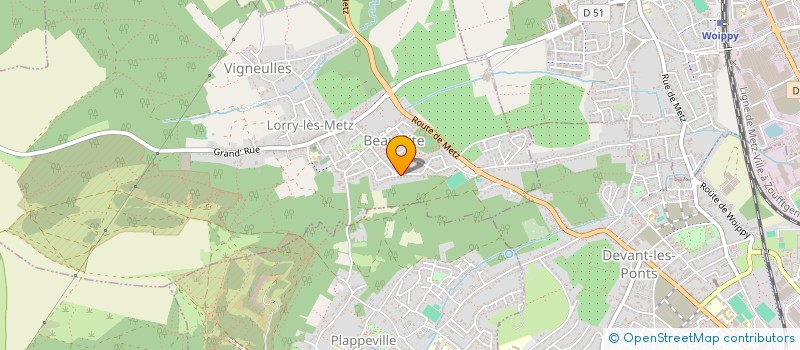 localisation de l'entreprise KEEP SCI  JAULNY