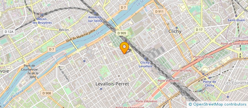 localisation de l'entreprise KEESING FRANCE à LEVALLOIS-PERRET