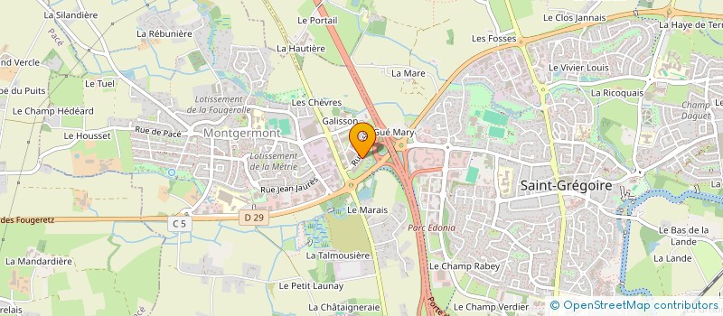 localisation de l'entreprise KEET  MONTGERMONT