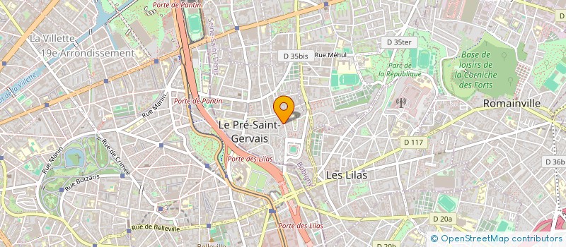 localisation de l'entreprise KEETHALAYA PRODUCTION à LE PRE-SAINT-GERVAIS