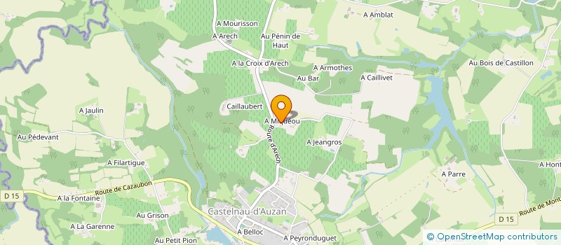 localisation de l'entreprise KEETS ROOFING  CASTELNAU D'AUZAN LABARRERE