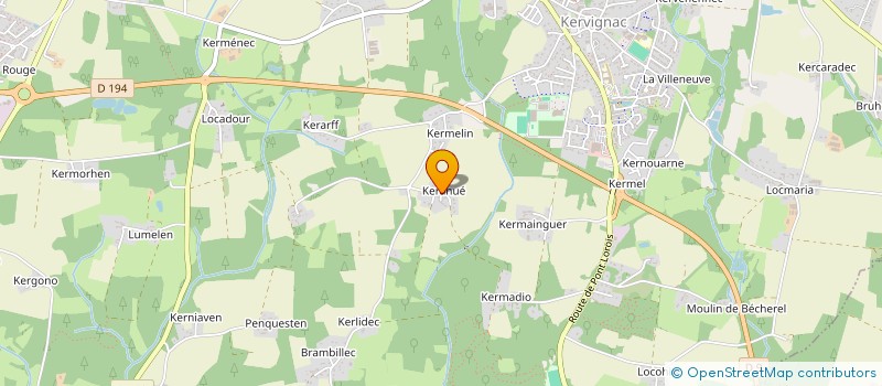 localisation de l'entreprise KEEX 2.C à KERVIGNAC