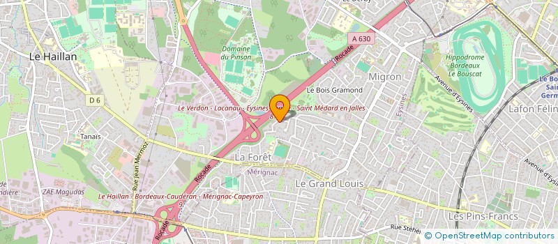 localisation de l'entreprise KEEZ à EYSINES
