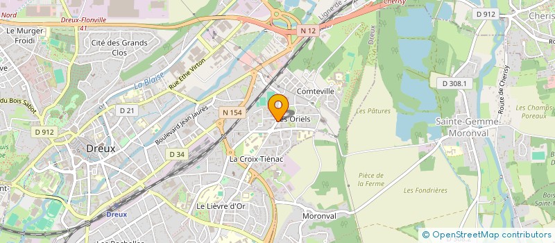 localisation de l'entreprise KEF RESTAU à DREUX