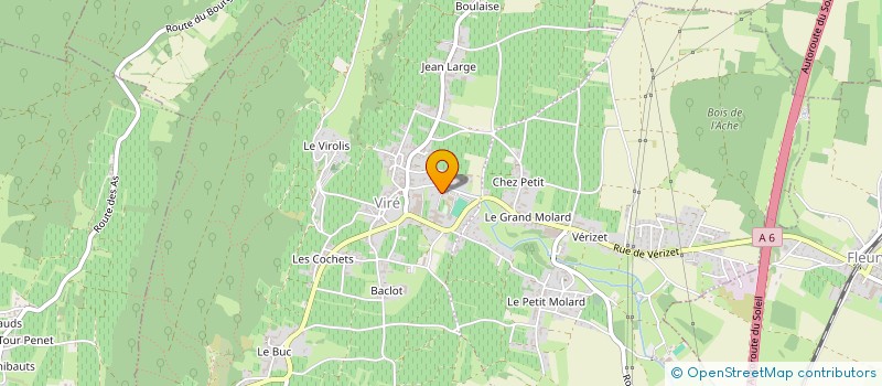 localisation de l'entreprise KEFI  VIRE