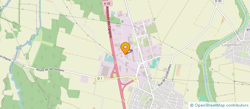 localisation de l'entreprise KEFLA FRANCE  SAINTE-CROIX-EN-PLAINE