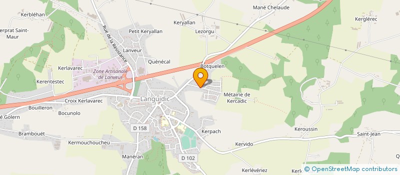 localisation de l'entreprise KEFLORALYS  LANGUIDIC