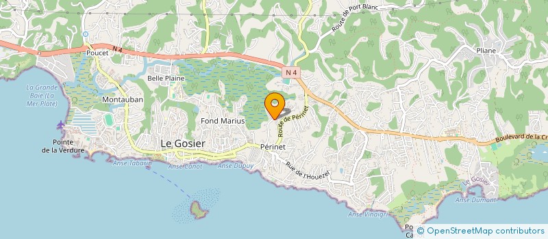 localisation de l'entreprise KEG à LE GOSIER