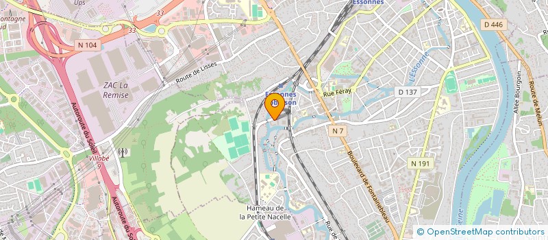 localisation de l'entreprise KEGNEVILLE-PELLEL à CORBEIL-ESSONNES