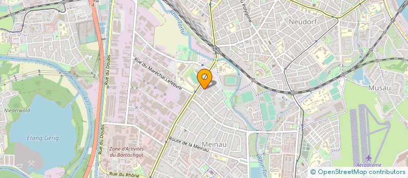localisation de l'entreprise KEGO à STRASBOURG