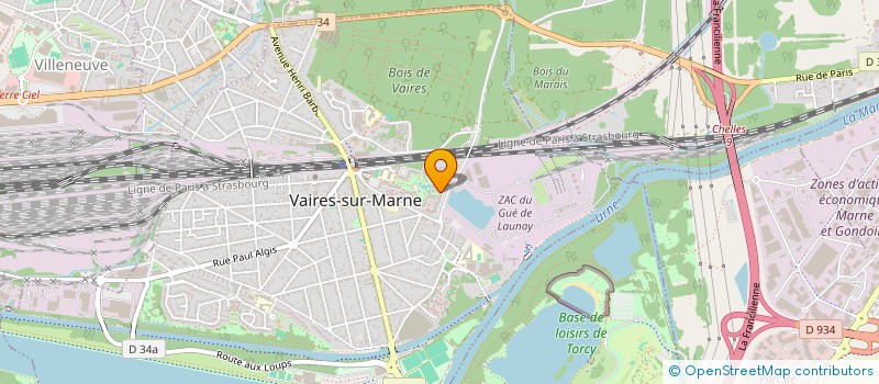 localisation de l'entreprise KEHNIBISSOU  VAIRES-SUR-MARNE