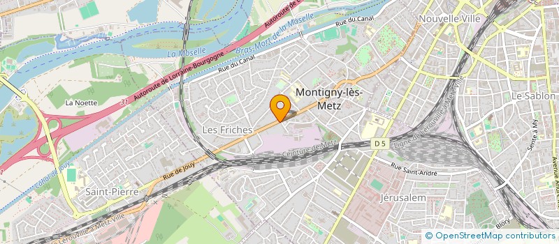 localisation de l'entreprise KEHUGE à MONTIGNY-LES-METZ