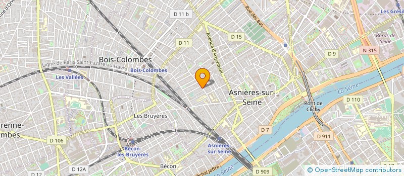 localisation de l'entreprise KEI à ASNIERES-SUR-SEINE