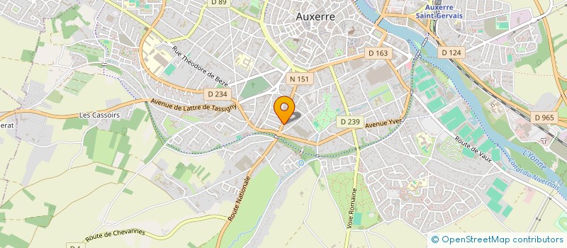 localisation de l'entreprise KEIGO à AUXERRE
