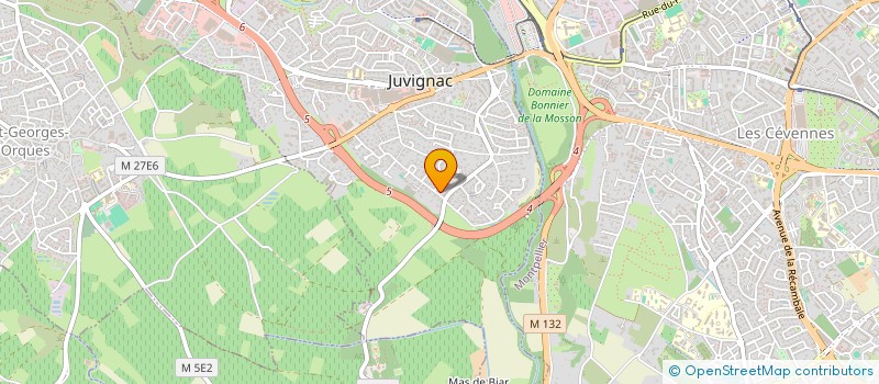 localisation de l'entreprise KEII SUSHI  JUVIGNAC