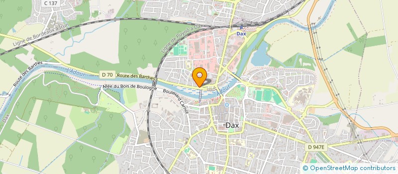 localisation de l'entreprise KEILLUA  DAX