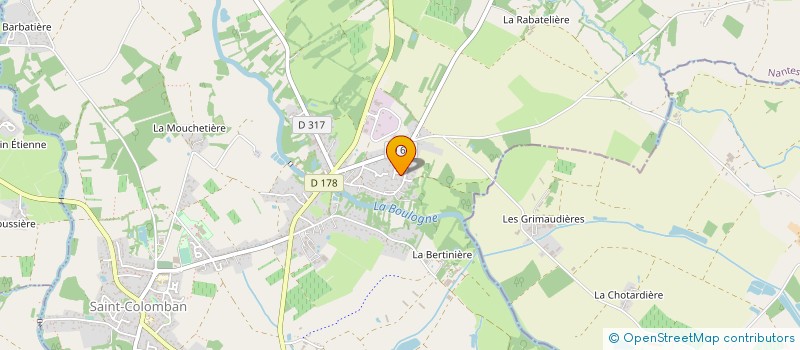 localisation de l'entreprise KEIMA DISTRIBUTION  SAINT-COLOMBAN