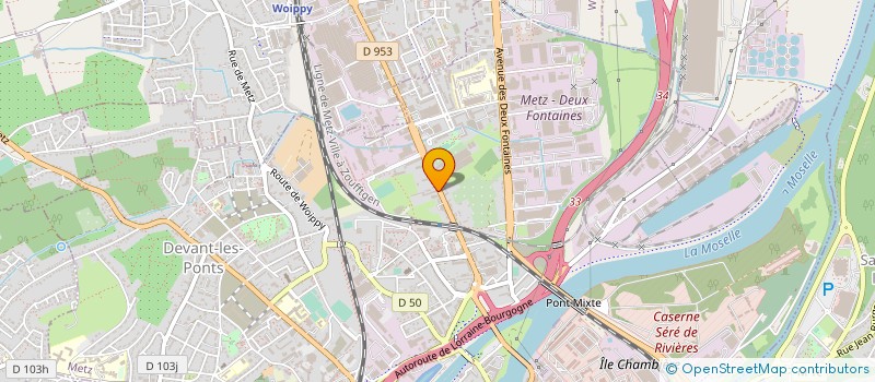 localisation de l'entreprise KEIME NASSOY METZ à METZ