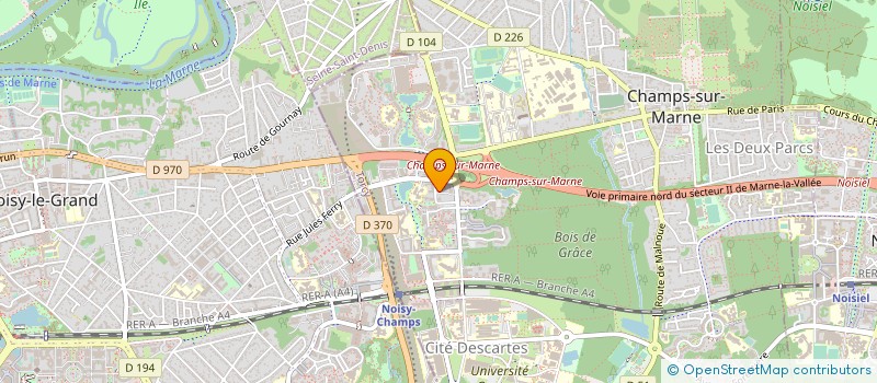 localisation de l'entreprise KEITA BAGAGES à CHAMPS-SUR-MARNE