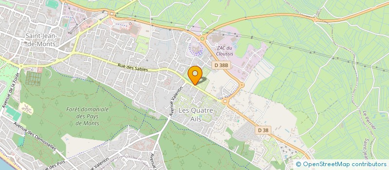 localisation de l'entreprise KEITA INDIVISION à SAINT-JEAN-DE-MONTS