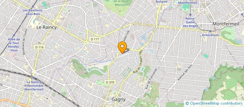 localisation de l'entreprise KEITA SERVICES  GAGNY