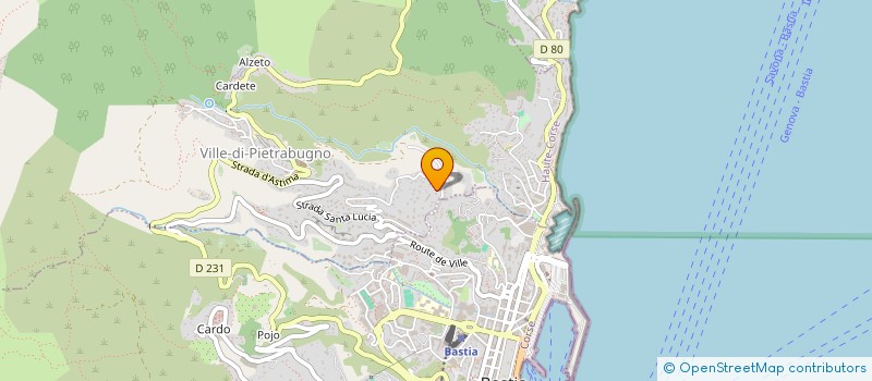 localisation de l'entreprise KEIYO à BASTIA