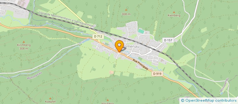 localisation de l'entreprise KEK  HINSBOURG