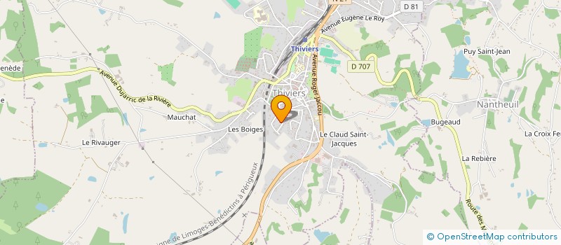 localisation de l'entreprise KEKATA  THIVIERS