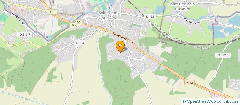 localisation de l'entreprise KEKELI à SAINT-REMY-SUR-AVRE