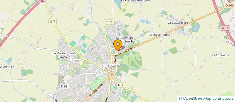 localisation de l'entreprise KEKELI à ESSARTS-EN-BOCAGE