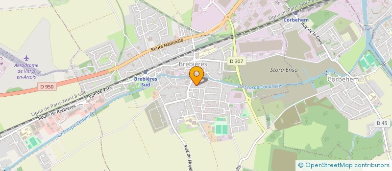 localisation de l'entreprise KEKEURS  BREBIERES