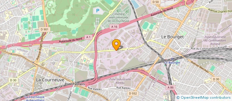 localisation de l'entreprise KEKO 2 INTERNATIONAL à LA COURNEUVE