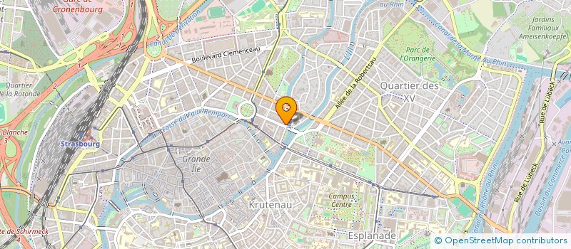 localisation de l'entreprise KEL à STRASBOURG