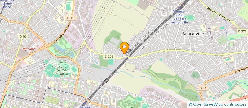 localisation de l'entreprise KEL  SARCELLES