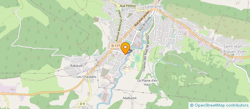 localisation de l'entreprise KEL-AFFAIRE à LAVELANET