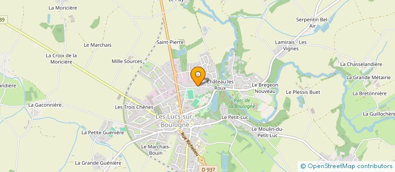 localisation de l'entreprise KEL'COLIS à LES LUCS-SUR-BOULOGNE