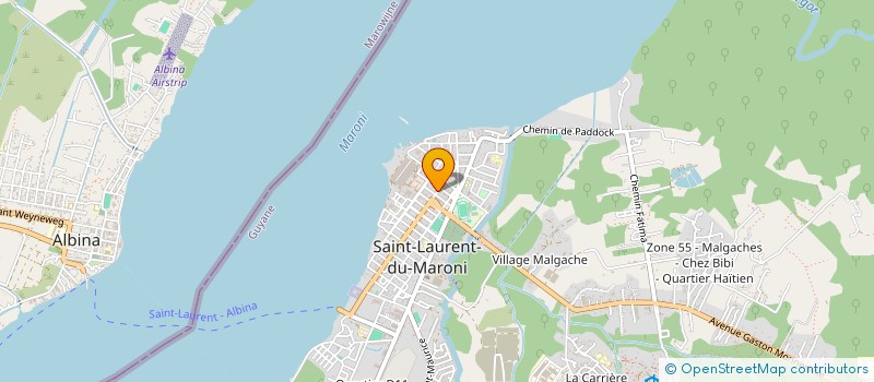 localisation de l'entreprise KEL COM à SAINT-LAURENT-DU-MARONI