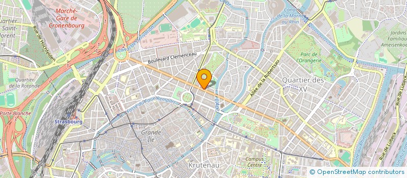 localisation de l'entreprise KEL-IMMO à STRASBOURG